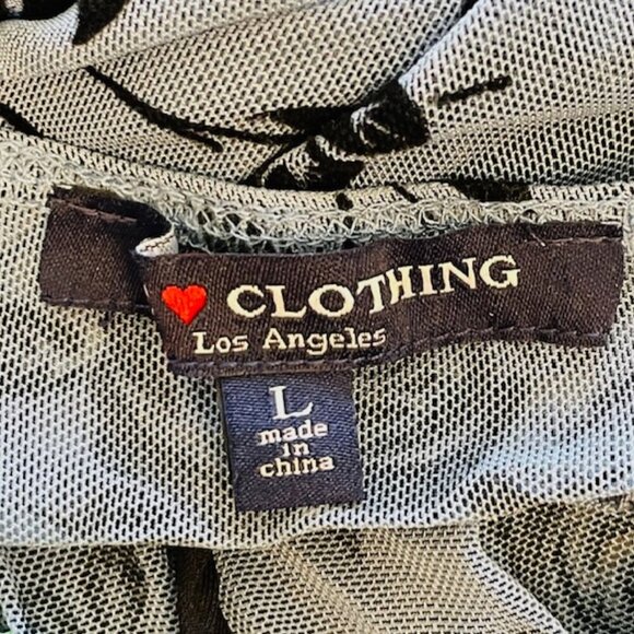 Whimsigoth Velvet Burnout Fairy Goth Grunge Hanky Hem Slip Skirt Set Mesh M/L - Picture 7 of 8